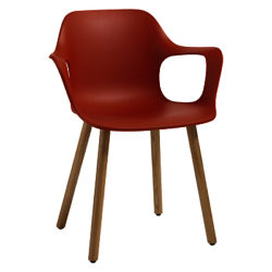 Vitra HAL Armchair Orange / Light Oak